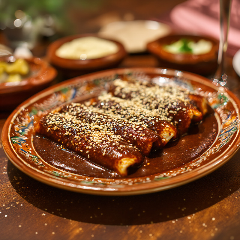 Enchiladas de mole