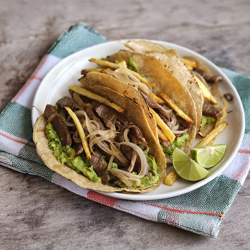 Tacos de bistec